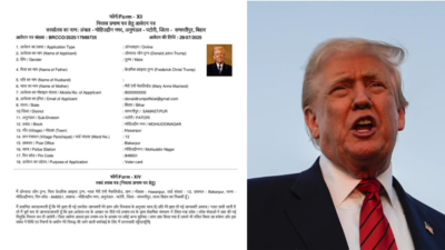 ‘Diabolical attempt to impact SIR’: Fake certificate names Donald Trump a Bihar local; FIR lodged | India News