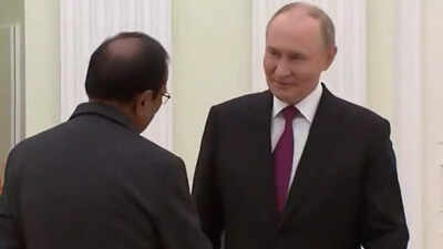 Ajit Doval meets Putin: Amid tension with US, NSA holds talks with Russian President; Kremlin posts video | India News
