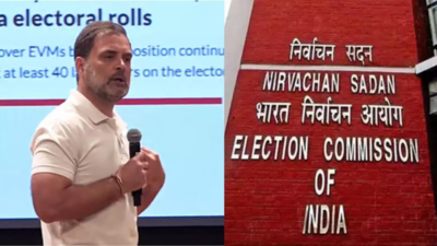 ‘Sign the declaration or apologise’: EC counters Rahul over ‘vote chori’ claim; terms allegations ‘absurd’ | India News