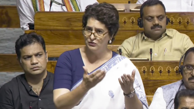 ‘Big ‘kaand’ happening under EC’s nose’: Priyanka Gandhi slams poll body; backs Rahul’s claims of voter fraud | India News