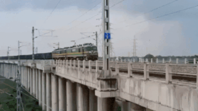 ‘Rudrastra’: India’s longest freight train hits tracks; 354 wagons linked, 7 locos power 4.5 km run; Watch video | India News