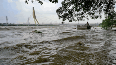 Delhi rains: Yamuna has brush with ‘danger’ for 2 hours; crosses 205.33m mark | Delhi News