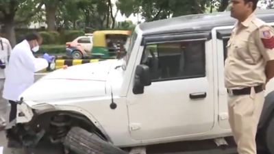 Delhi shocker: One dead after speeding Thar hits man on Mother Teresa Road; liquor bottle found in vehicle | Delhi News