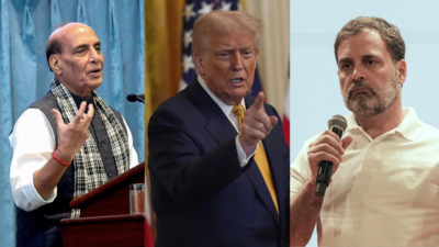 Evening newswrap: Rajnath mocks Trump for trying to hurt India’s economy; BJP slams Rahul on Op Sindoor remarks and more | India News