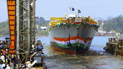 Self-reliance at sea: Navy to commission Udaygiri, Himgiri on 26 August; Project 17A’s indigenous stealth frigates to join fleet together | India News