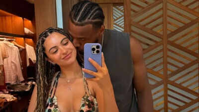 Bronny James marks anniversary with girlfriend Parker Whitfield with romantic dinner | NBA News