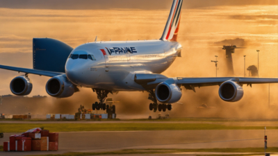 Mid-air scare: Fire erupts on cargo flight engine in Chennai during landing; no injuries | India News