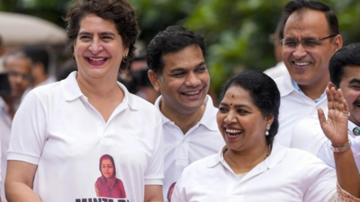 Vote ‘chori’ row: Oppn holds protest against SIR; MPs wear ‘124-year-old Minta Devi’ T-shirts | India News