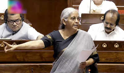 Finance minister Nirmala Sitharaman slams opposition for skipping debate on I-T Bill in Rajya Sabha | India News