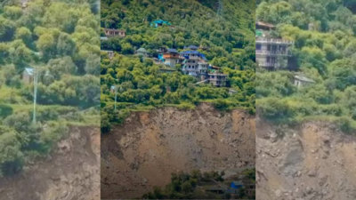 9 Himachal Pradesh families vacate homes due to cracks, sinking land | India News