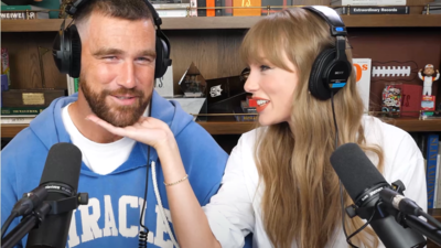 Travis Kelce and Taylor Swift’s lovey-dovey moments from New Heights podcast define ‘Modern-Day Love Story’ | NFL News