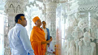 UAE: ICC Chairman Jay Shah visits Abu Dhabi’s BAPS Hindu Mandir | World News