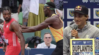 Watch: Mondo Duplantis gets cold reply from Noah Lyles over viral post-race shove – ‘That was kinda crazy’ | More sports News