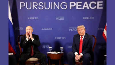 Alaska summit: Bombarded by questions, flummoxed Putin ‘shouts’ back; Trump looks on