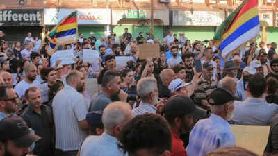 Syria: Hundreds demonstrate for Druze ‘self-determination’ | World News
