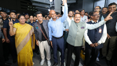 After historic ISS mission, Shubhanshu Shukla gets red-carpet welcome in Delhi, to meet PM; LS will hold special discussion on him today | India News