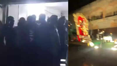 5 dead after chariot hits live wire during Janmashtami procession in Hyderabad | Hyderabad News