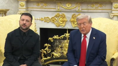 ‘US to be involved in Ukraine’s future security’: Donald Trump and Volodymyr Zelenskyy meet at White House – Key points
