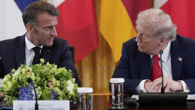 ‘He wants to make a deal for me’: Donald Trump whispers to Emmanuel Macron caught on mic; reveals Putin’s ceasefire intention | World News