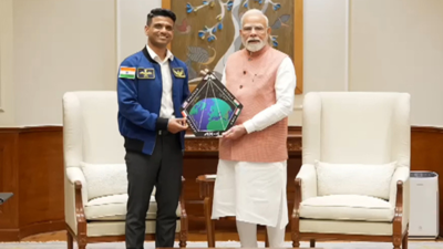 PM Modi embraces Shubhanshu Shukla, says India ‘proud of his feat’ in space | India News