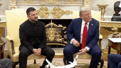 ‘You look fabulous,’ says US reporter who had earlier mocked Zelenskyy — here’s how the suited-up Ukrainian President responded; Donald Trump joins the banter