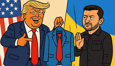 Power Games: How Donald Trump tried to make Volodymyr Zelenskyy wear a suit and tie – but the latter refused | World News