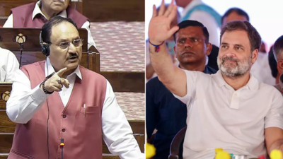 ‘Khada hoon aaj bhi wahin’: JP Nadda mocks Rahul Gandhi’s ‘vote chori’ claim; shares video | India News