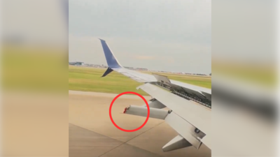Delta airlines Boeing 737’s wing flap dangles mid-air; 68 onboard lands safely – Watch | World News