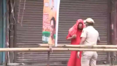 Ruckus at 1st event by Delhi CM Rekha Gupta after attack, man escorted out by cops | Delhi News