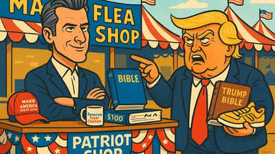 Patriot Games: How Gavin Newsom out-trumped Trump – by selling Bibles | World News