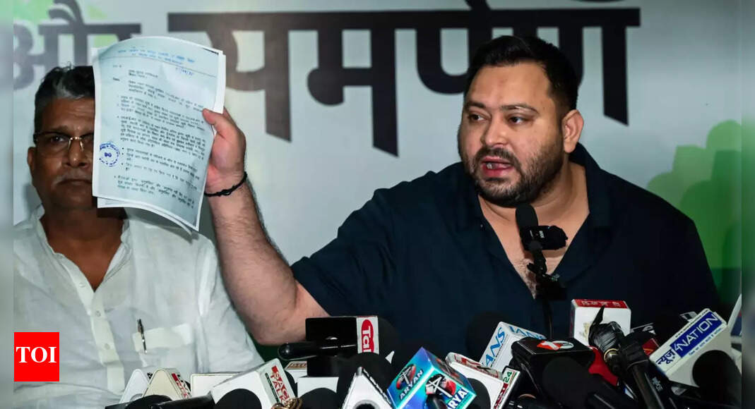 ‘Who is at fault?’ RJD leader Tejashwi Yadav takes on EC over two EPIC numbers; ‘will give good answer to it’ | India News