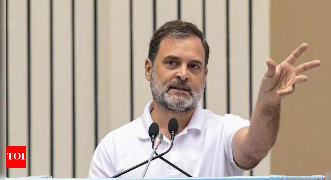 ‘Polls choreographed, BJP safe from anti-incumbency’: Rahul Gandhi launches big ‘voter fraud’ attack against EC- key allegations made by Congress | India News