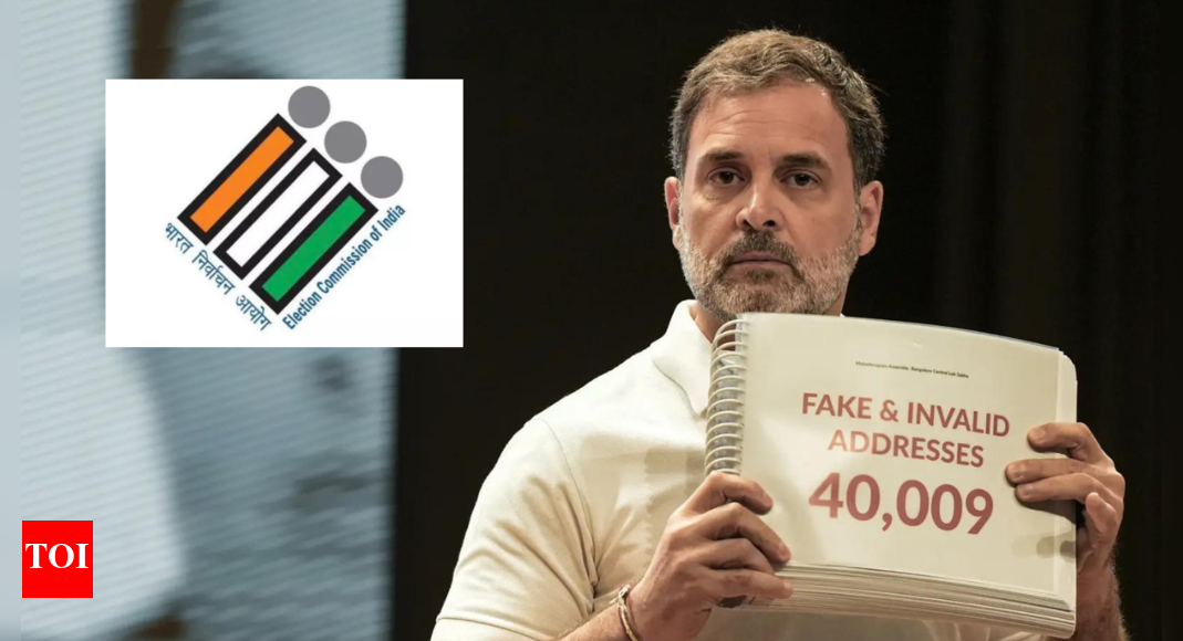 Vote theft row: Election Commission again asks Rahul Gandhi to sign declaration or apologise; terms claims as ‘false’ and ‘absurd’ | India News