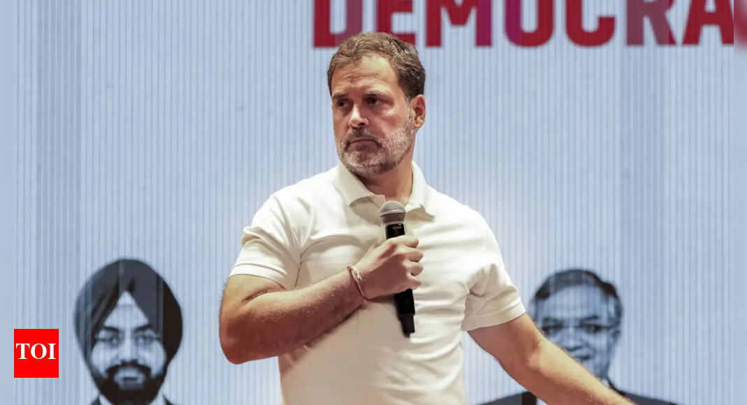 ‘Kagaz mitao, Adhikaar churao’: Rahul Gandhi accuses BJP of ‘stealing’ Bahujan rights by deleting voters; claims tribal land records missing in Chhattisgarh | India News