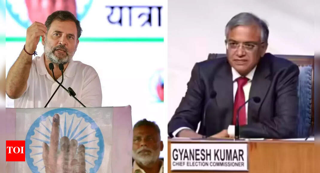 ‘Why me, not Anurag Thakur?’: Rahul questions CEC’s affidavit warning; reiterates SIR ‘stealing votes’ in Bihar claim | India News