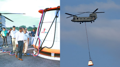 Gaganyaan: Isro completes key first integrated drop test | India News