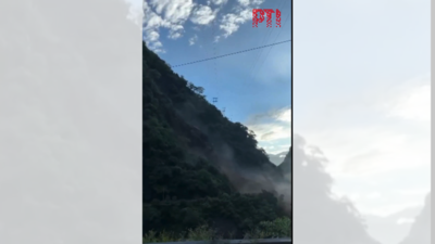 Himachal Pradesh: Landslide hits Chandigarh-Manali highway — Watch video | India News