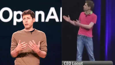 19-year-old Sam Altman presenting his first startup Loopt in a neon polo after leaving Stanford goes viral| Watch the rare footage |