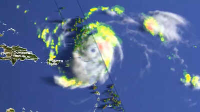 Hurricane Erin from the ISS: Stunning view as the Category 2 storm Threatens the Atlantic Coast | Watch video |