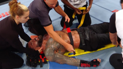 WWE Clash in Paris results: Roman Reigns taken out on a stretcher after huge victory over Bronson Reed | WWE News