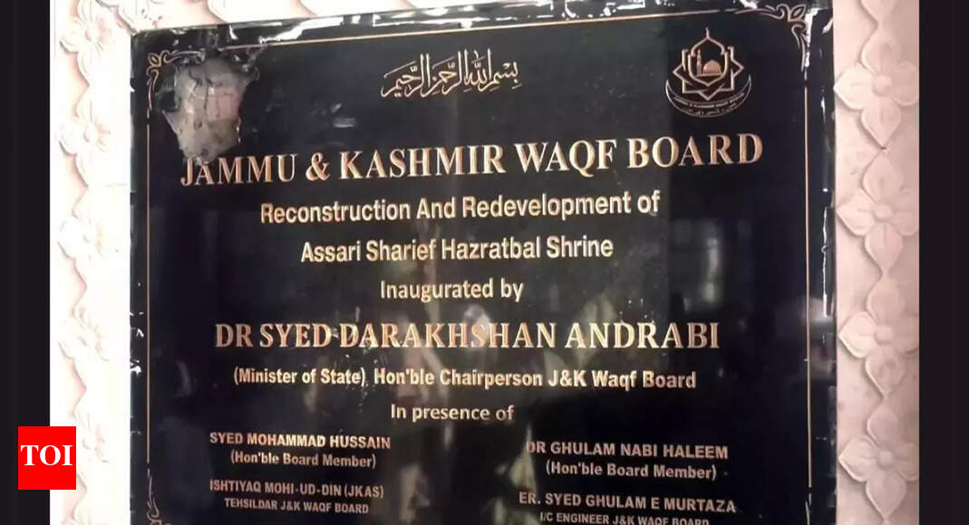 Hazratbal emblem row: BJP targets Rahul Gandhi after Congress MP’s ‘what’s done is done’ remark | India News