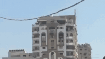 ‘Gaza is burning’: Video shows building razed to rubble; Israel begins major offensive with heavy bombing