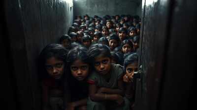 40 minor girls found locked in toilet of illegal madrassa in UP | Lucknow News