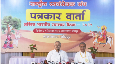 With focus on society & education, Akhil Bharatiya Samanvay Baithak of RSS concludes in Jodhpur | India News