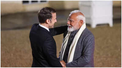 French president Macron briefs PM Modi on efforts to end Ukraine war | India News