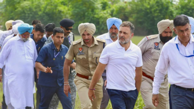 ‘Throwing tantrums’: BJP shares video of Rahul Gandhi’s spat with cop in flood-hit Punjab; calls it ‘drama’ | India News