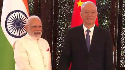 PM Modi meets China Prez’s right-hand man Cai Qi during SCO summit | India News