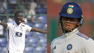 West Indies pacer hits Yashasvi Jaiswal with ball; fined for ‘inappropriate’ conduct | Cricket News