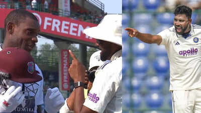 IND vs WI: Mohammed Siraj warns Justin Greaves against scoring more runs; decision backfires | Cricket News