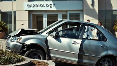 ‘God was watching out’: Virginia man suffers heart attack while driving; crashes at cardiologist’s office